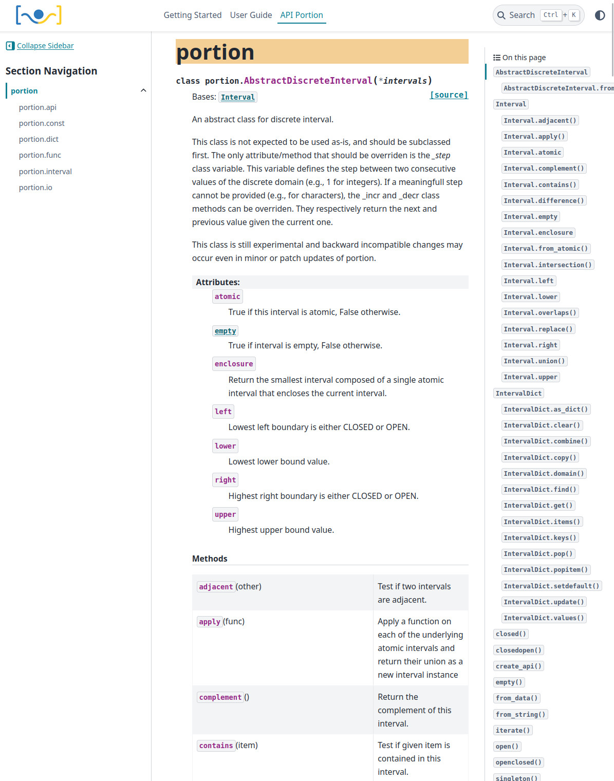 Exemple de référence API DocMeThis avec le thème Sphinx PyData